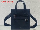 Dior Safari North South Tote Bag Black Grained Calfskin Replica