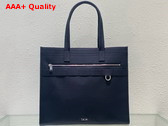 Dior Safari Tote Bag Black Grained Calfskin Replica