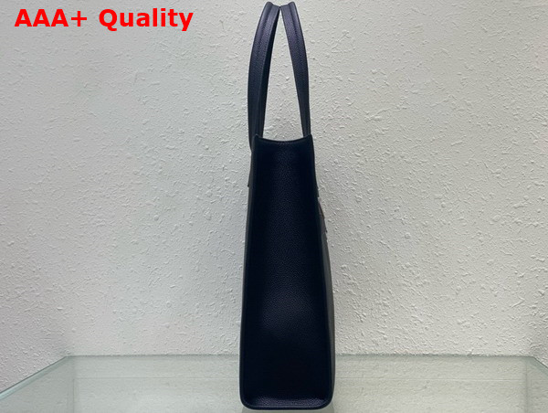 Dior Safari Tote Bag Black Grained Calfskin Replica