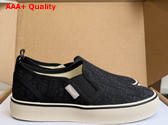 Dior Saltwind Slip On Sneaker in Black Dior Oblique Jacquard Replica