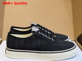 Dior Saltwind Sneaker in Black Dior Oblique Jacquard Replica
