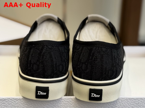 Dior Saltwind Sneaker in Black Dior Oblique Jacquard Replica