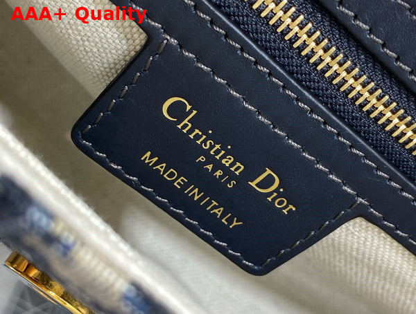 Dior Small CD Besace Bag Blue Dior Oblique Jacquard Replica