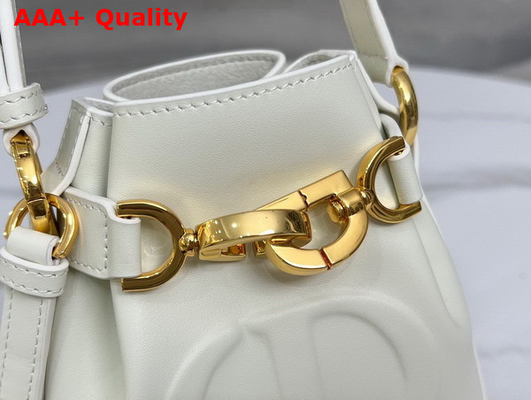 Dior Small Cest Dior Bag Latte CD Embossed Calfskin Replica