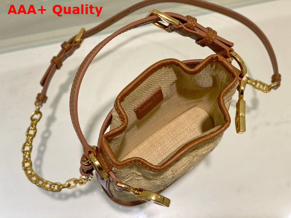 Dior Small Cest Dior Bag Natural Cannage Raffia Replica