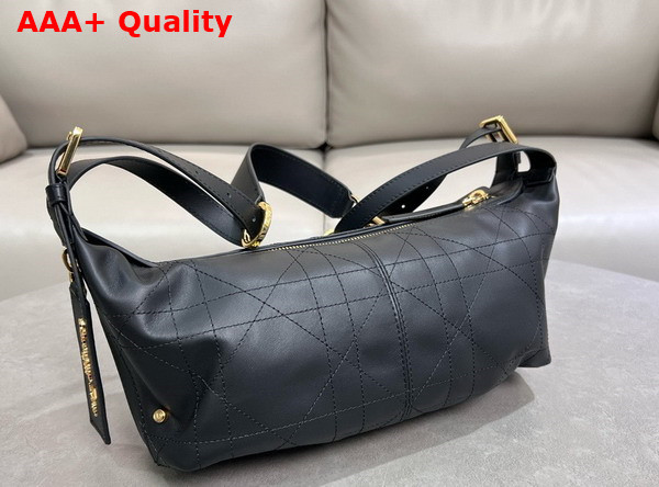 Dior Small D Journey Bag in Black Smooth Calfskin Replica