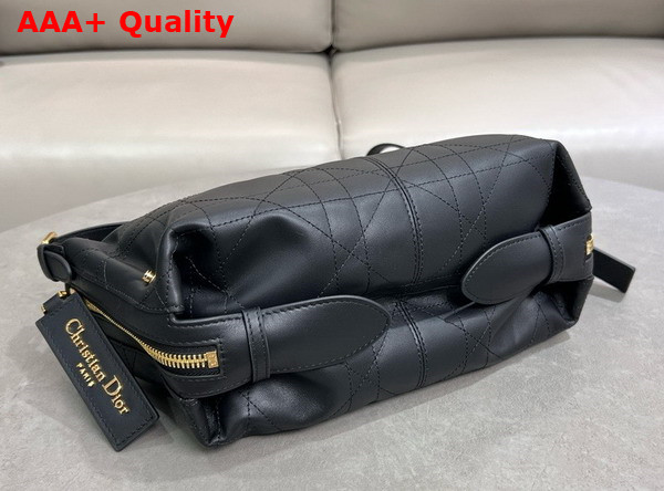 Dior Small D Journey Bag in Black Smooth Calfskin Replica