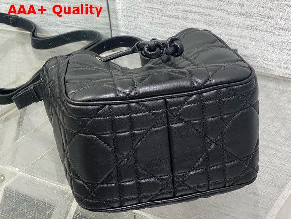 Dior Small D Motion Bag in Black Cannage Lambskin Replica
