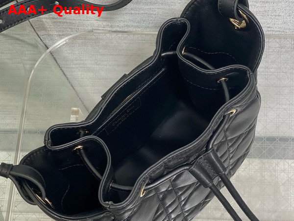 Dior Small D Motion Bag in Black Cannage Lambskin Replica