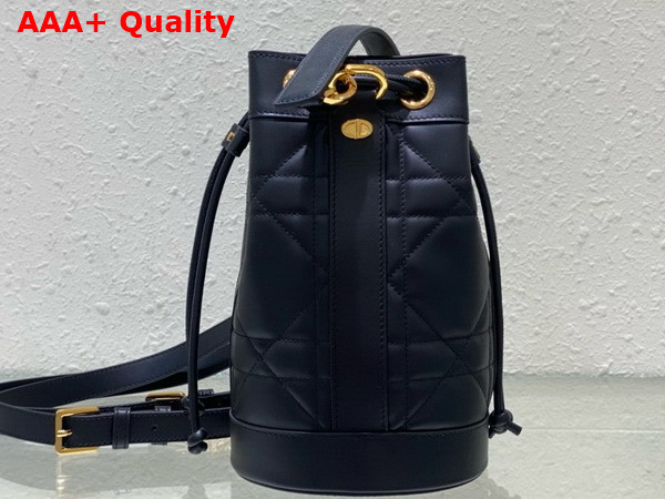 Dior Small Dior Backpack Black Supple Maxicannage Calfskin Replica