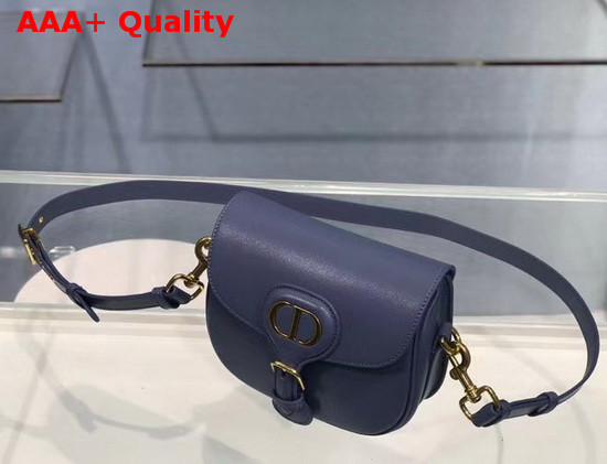 Dior Small Dior Bobby Bag Denim Blue Box Calfskin Replica