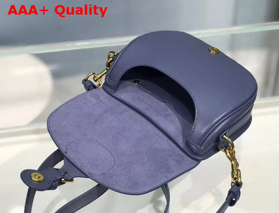 Dior Small Dior Bobby Bag Denim Blue Box Calfskin Replica