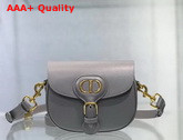 Dior Small Dior Bobby Bag Gray Box Calfskin Replica