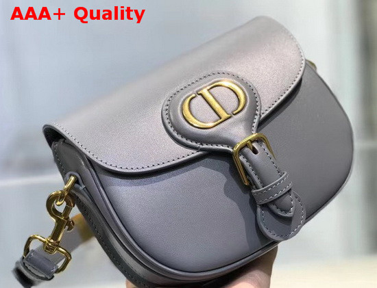 Dior Small Dior Bobby Bag Gray Box Calfskin Replica