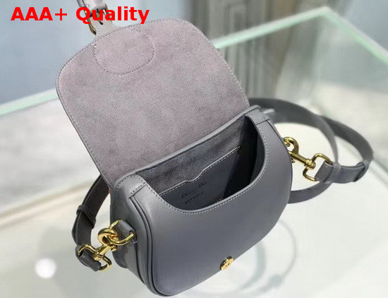 Dior Small Dior Bobby Bag Gray Box Calfskin Replica