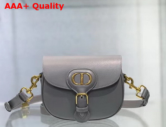 Dior Small Dior Bobby Bag Gray Box Calfskin Replica