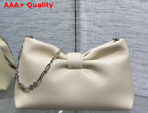 Dior Small Dior Bow Bag in Beige Lambskin Replica