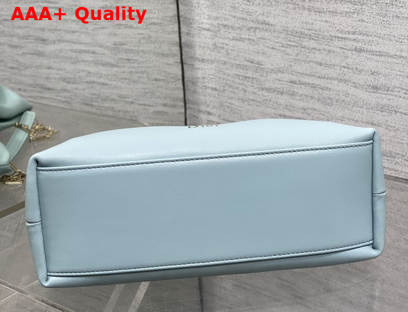 Dior Small Dior Bow Bag in Bleu Tourmaline Lambskin Replica