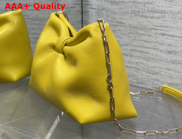 Dior Small Dior Bow Bag in Buttercup Lambskin Replica
