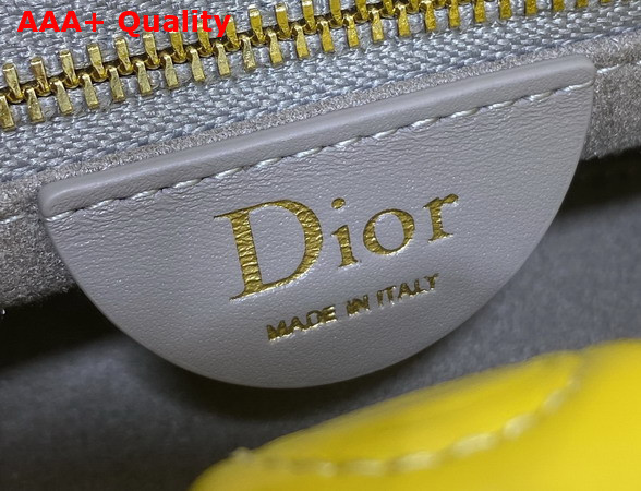 Dior Small Dior Bow Bag in Buttercup Lambskin Replica