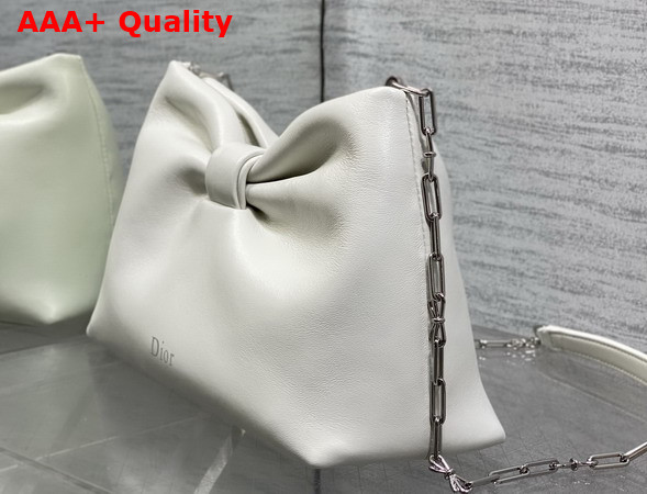 Dior Small Dior Bow Bag in Latte Lambskin Replica