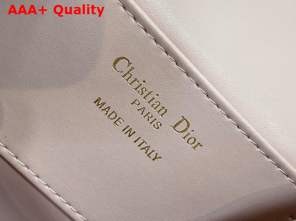 Dior Small Dior Caro Backpack in Powder Pink Macrocannage Lambskin Replica