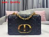Dior Small Dior Caro Bag Black Soft Cannage Calfskin Replica