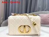 Dior Small Dior Caro Bag Ivory Soft Cannage Calfskin Replica