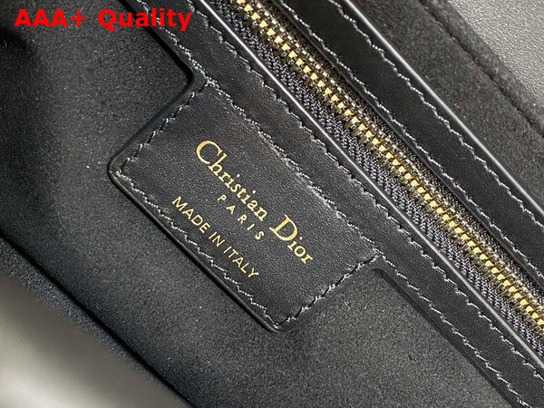 Dior Small Dior Jolie Top Handle Bag in Black and White Cannage Tweed Replica