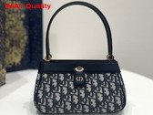 Dior Small Dior Key Bag Blue Dior Oblique Jacquard Replica