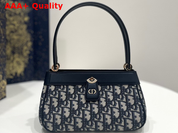Dior Small Dior Key Bag Blue Dior Oblique Jacquard Replica