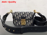 Dior Small Dior Oblique Flap Bag in Signature Canvas Replica