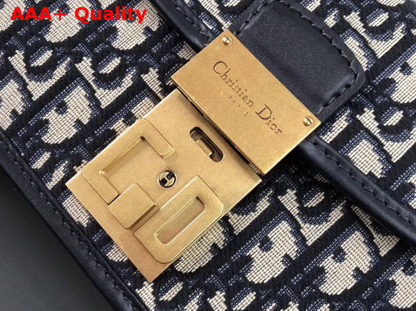 Dior Small Dior Oblique Flap Bag in Signature Canvas Replica