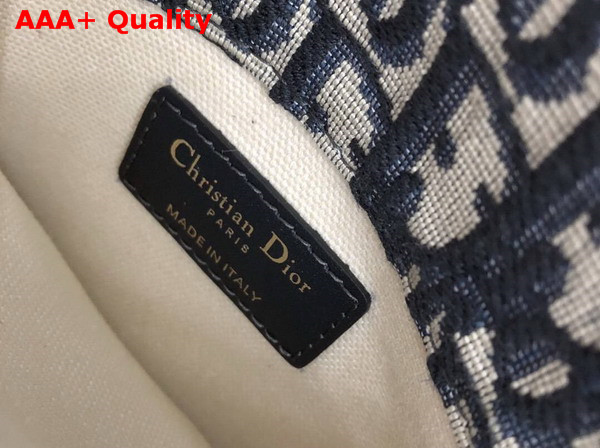Dior Small Dior Oblique Flap Bag in Signature Canvas Replica