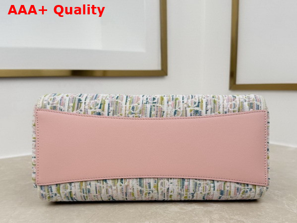 Dior Small Dior Promenade Shopping Bag Multicolor Dior Oblique Pastel Jacquard Replica