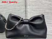 Dior Small Dior Row Bag in Black Lambskin Replica