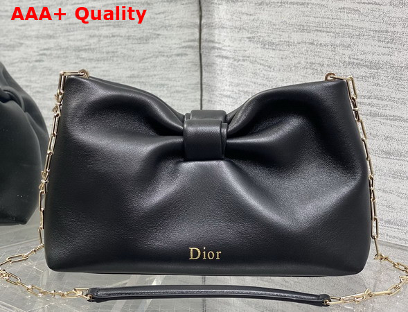 Dior Small Dior Row Bag in Black Lambskin Replica