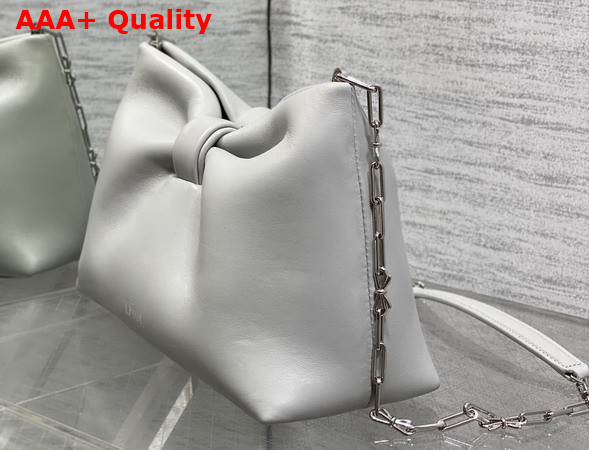 Dior Small Dior Row Bag in Cloud Gray Lambskin Replica