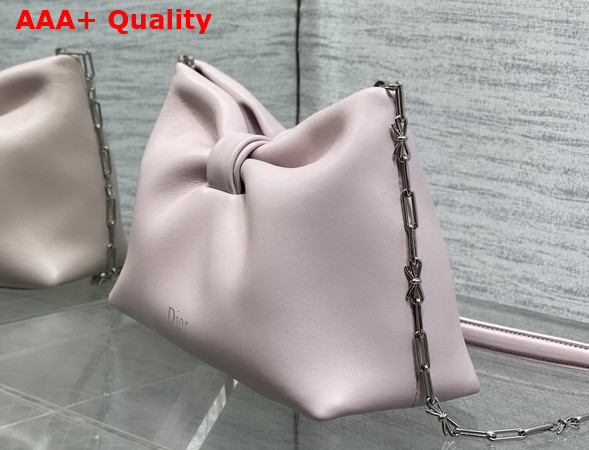 Dior Small Dior Row Bag in Rose Songe Lambskin Replica