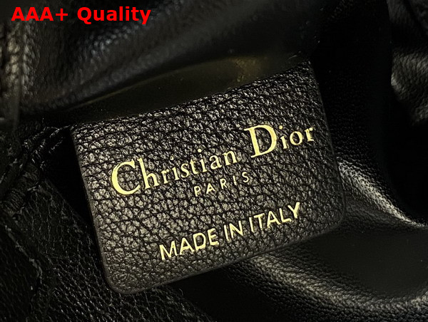Dior Small Dior Toujours Bag in Black Flat Macrocannage Calfskin Replica