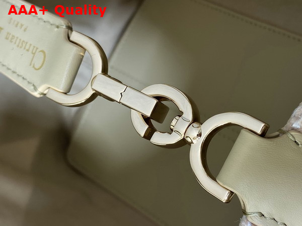 Dior Small Dior Toujours Bag in Light Biscuit Tweed with Black Cannage Motif Replica