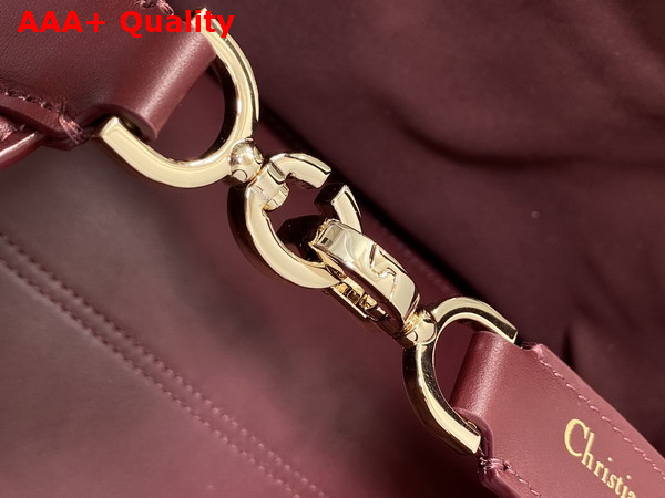 Dior Small Dior Toujours Bag in Plum Macrocannage Calfskin Replica