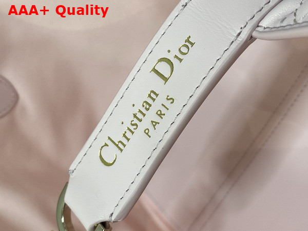 Dior Small Dior Toujours Bag in Powder Pink Macrocannage Calfskin Replica