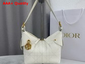 Dior Small Dior Voyage Bag in Latte Flat Macrocannage Grained Calfskin Replica