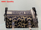 Dior Small Diorcamp Bag Beige Multicolor Mizza Embroidery Replica