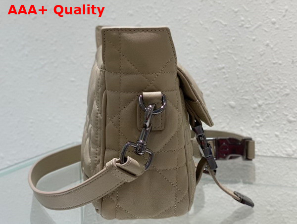 Dior Small Diorcamp Bag in Beige Cannage Calfskin Replica
