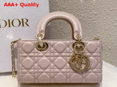 Dior Small Lady D Joy Bag Powder Pink Cannage Lambskin Replica