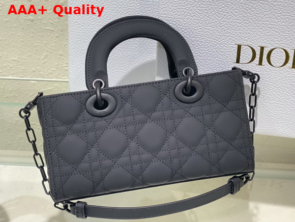 Dior Small Lady D Joy Bag Ultramatte Black Cannage Calfskin Replica