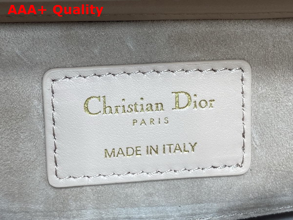 Dior Small Lady D Joy Bag in Powder Pink Cannage Lambskin Metal DIOR Charms with a Finely Carved Openwork Cannage Motif Replica