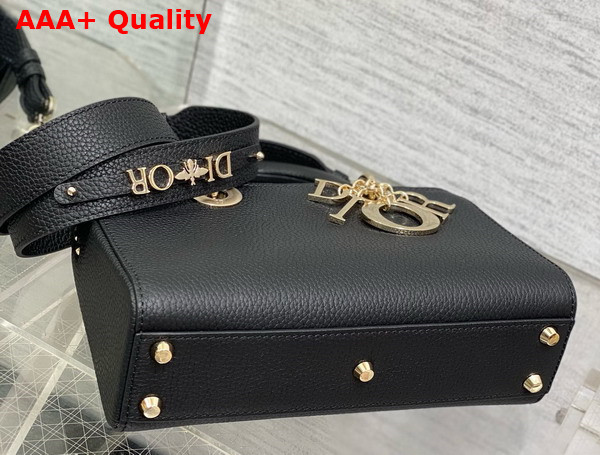 Dior Small Lady D Sire My Abcdior Bag Black Bull Leather Replica